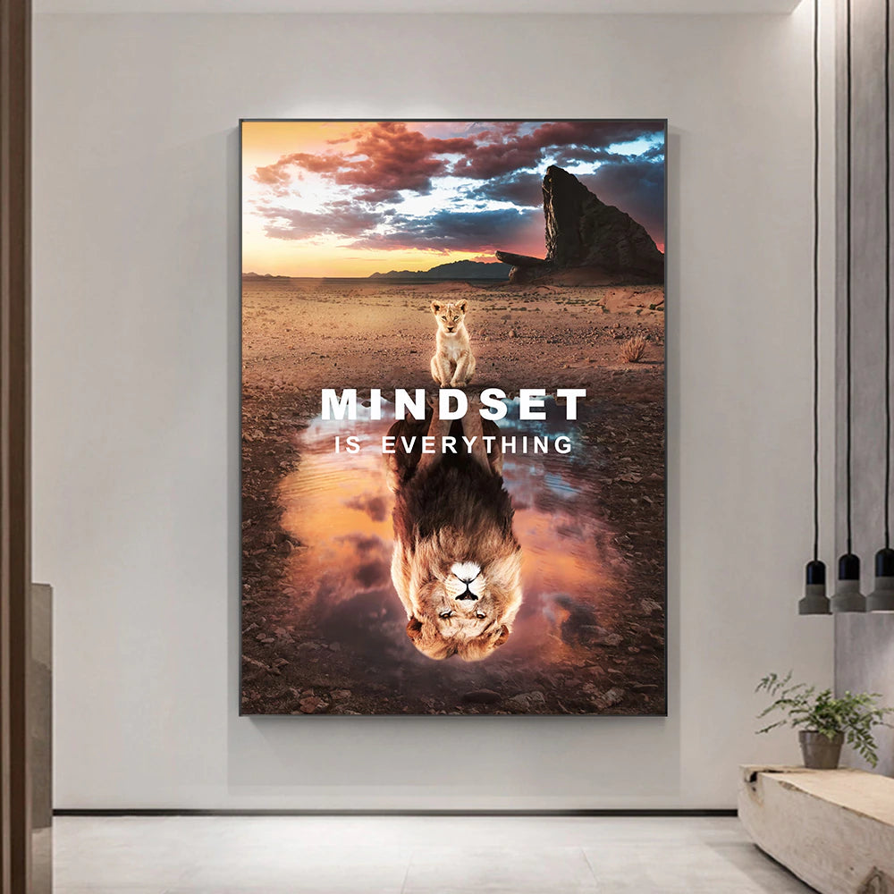 Mindset Is Everyting Lion