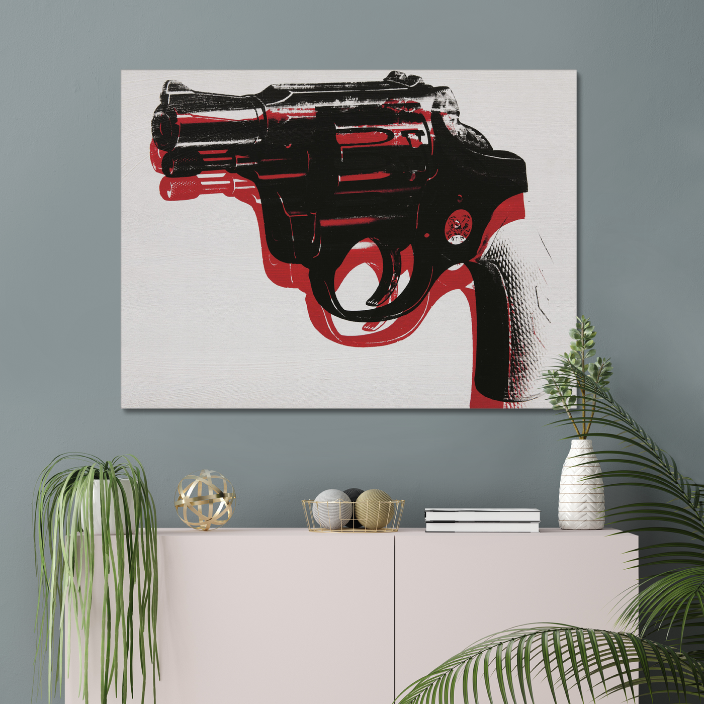 ANDY WARHOL GUN ART