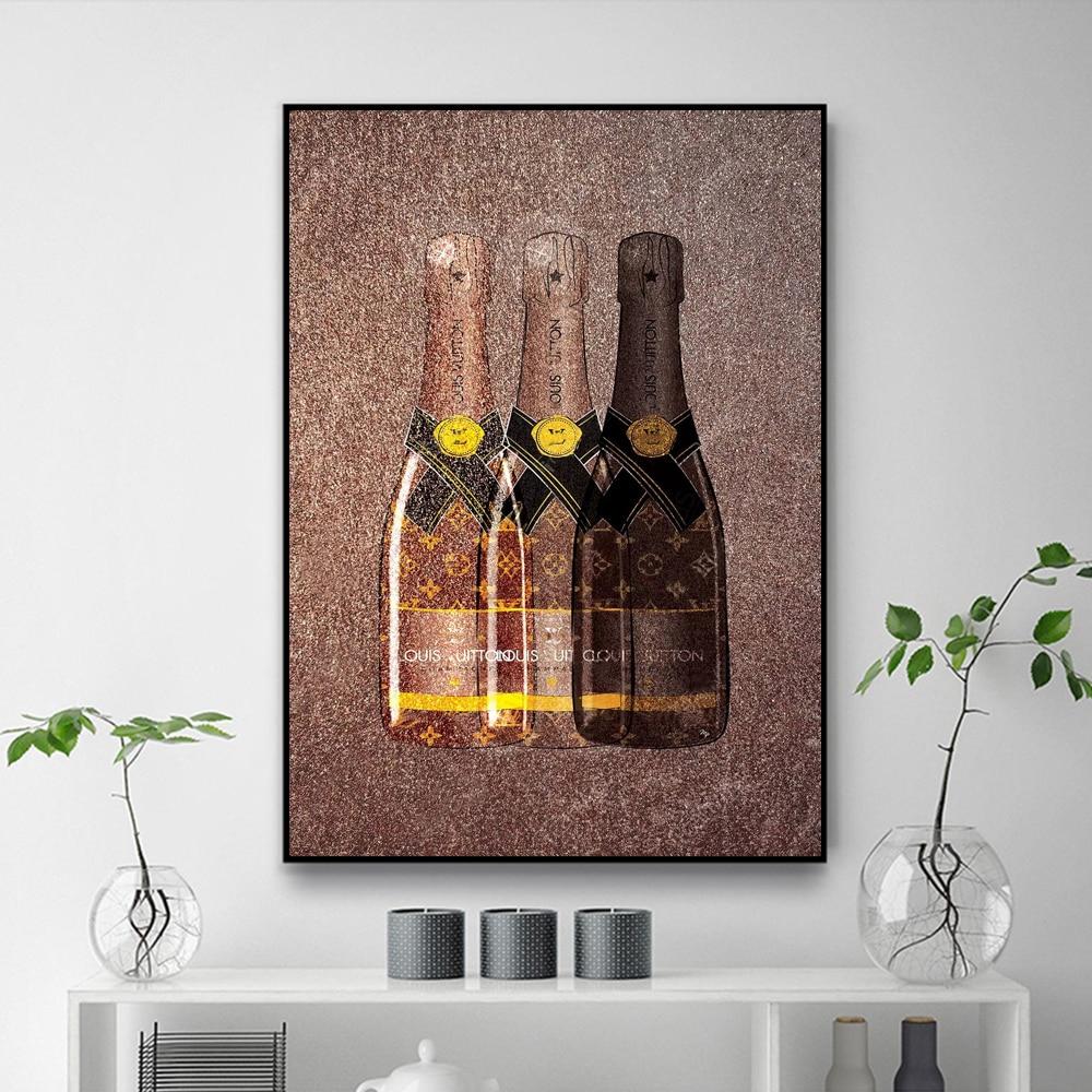 LV Champagne II Art: Canvas Prints, Frames & Posters